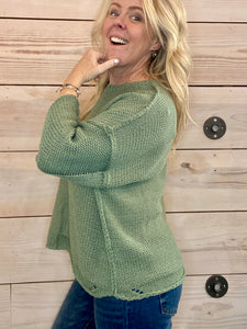 Boxy Knit Sweater