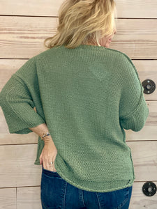 Boxy Knit Sweater