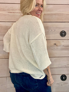 Boxy Knit Sweater