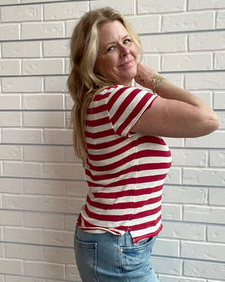 Nora Striped Tee