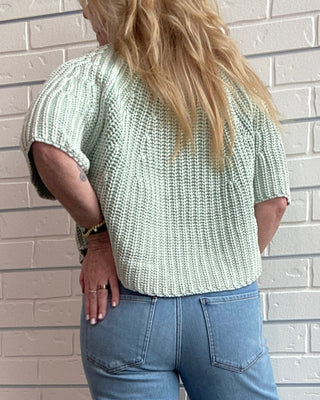 Amy Short Sleeve Sweater