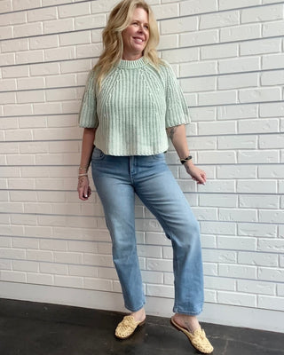 Blair High Rise Straight Leg Jeans