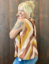Load image into Gallery viewer, Chevron Sleeveless Top