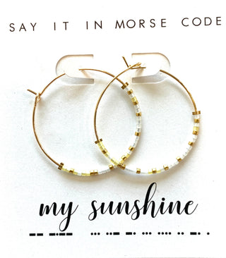 My Sunshine Hoop Earrings