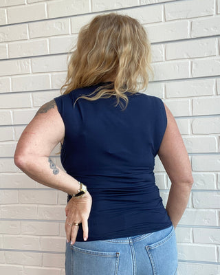 Hailey Navy Top