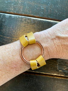 Petite Soft Leather Cut Out Wrap Bracelet