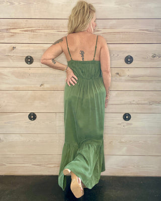 Chaser Green Maxi Dress