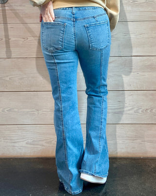Ana High Rise Boot Cut Flare Jeans