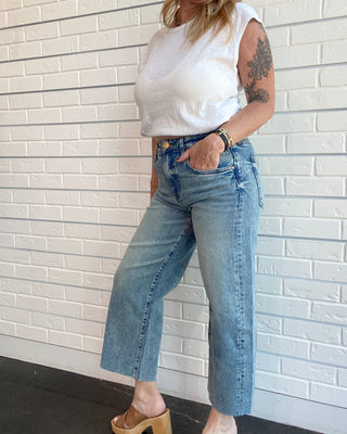 Gwen High Rise Wide Leg Jeans