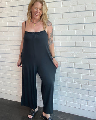 Day Off Black Jumpsuit