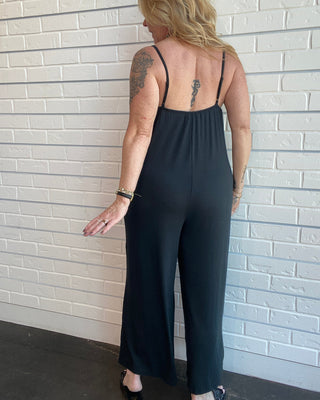 Day Off Black Jumpsuit