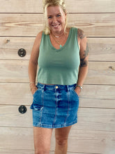 Load image into Gallery viewer, Zoe Denim Mini Skirt