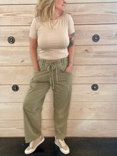 Load image into Gallery viewer, Faded Olive Knit Pants