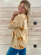 Load image into Gallery viewer, Cheetah Print Cotton Top