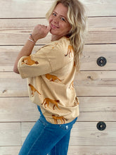 Load image into Gallery viewer, Cheetah Print Cotton Top