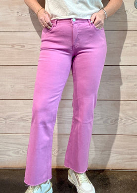 Kelsey Lavender High Rise Fab Ab Jeans