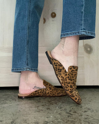 Free People Leopard Loafers