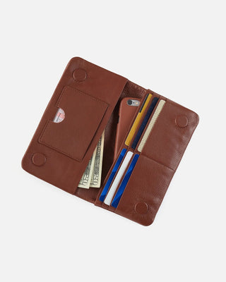 Lumen Continental Wallet with Whipstitching