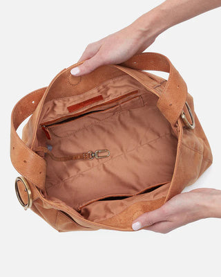 Render Shoulder Bag in Buffed Leather Whiskey