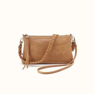 Darcy Buffed Leather Crossbody in Whiskey