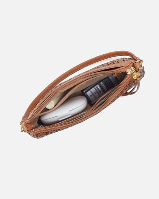 Darcy Sun-Perf Leather Adjustable Crossbody Bag