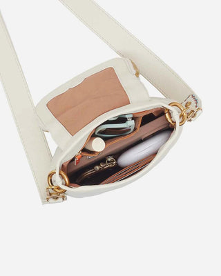 Fern Zip-Flap Crossbody - Coastal Cloud Pebbled Leather