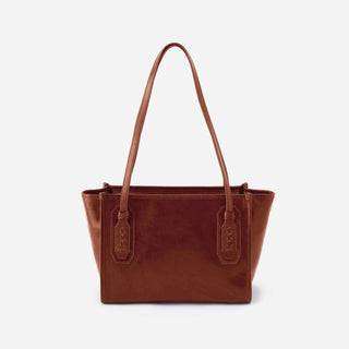 Expedition Small Tote Bag - Patina Brown Leather