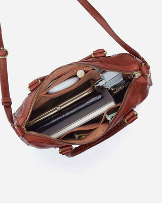 Expedition Satchel Bag - Patina Brown Leather