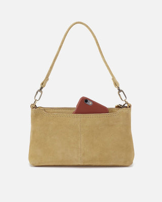 Darcy Crossbody with Charm in Suede Leather | Twilight Fern