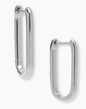 Load image into Gallery viewer, Carrie Chain Huggie Earrings
