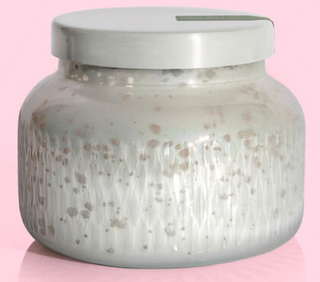 Crystal Pine Etched Mercury Jar Candle
