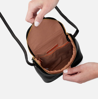 HOBO Fern Crossbody | Black Soft Pebbled Leather