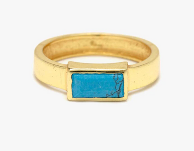 Pura Vida Tulum Turquoise Ring