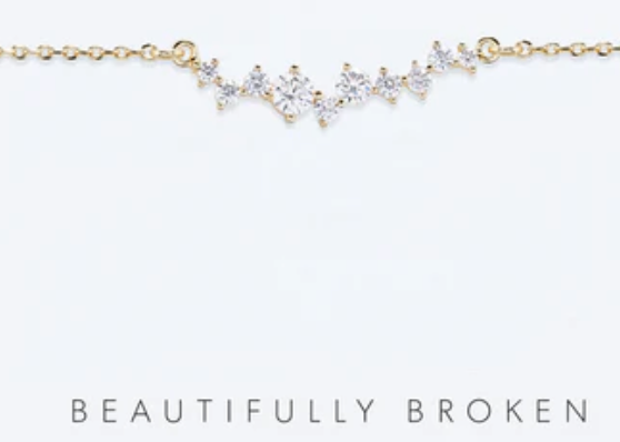 Beautifully Broken Dainty Necklace