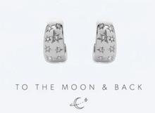 Load image into Gallery viewer, To The Moon And Back Hoop Earrings