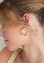 Load image into Gallery viewer, Unstoppable Midi Hoop Earrings
