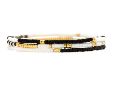 Monochrome 3 pack Bracelets