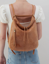 Load image into Gallery viewer, Merrin Convertible Backpack in Whiskey