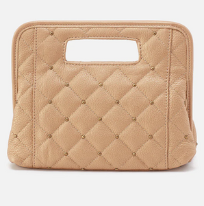 Ace Clutch in Dusty Gold