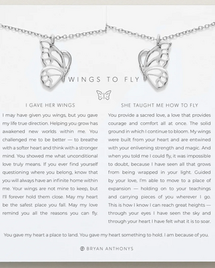 Wings to Fly Necklace Set