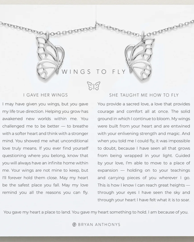 Wings to Fly Necklace Set