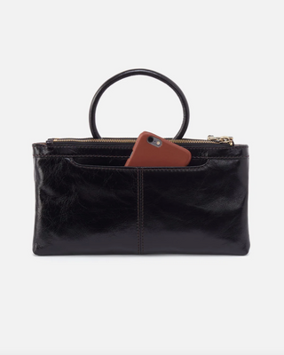 HOBO Crossbody with Signature Round Handle | Black