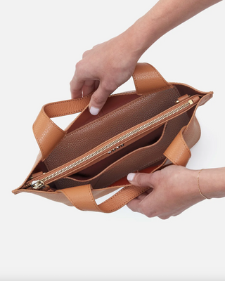 Hobo Vida Small Tote Bag | Micro Pebbled Leather