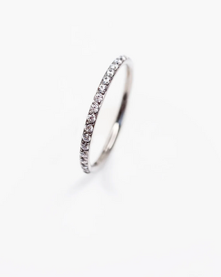 Wisp Crystal Pavé Hinged Segment Ring