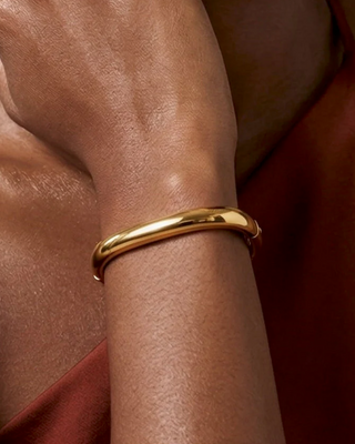 Fae Rounded Square Bangle Bracelet