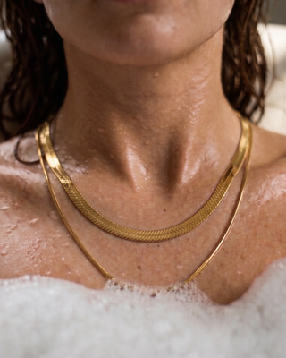 Cassia Double Chain Necklace