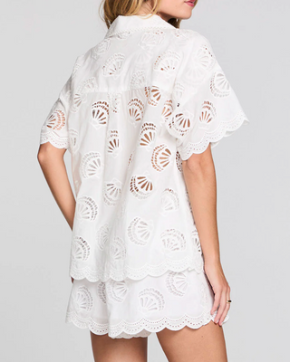 Zerra Eyelet White Top