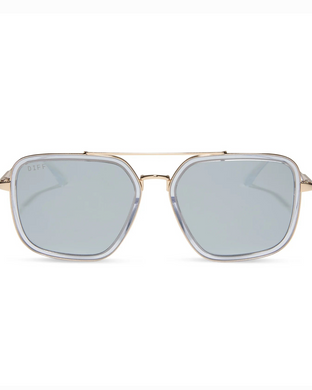 Jordan Clear Crystal Sunglasses