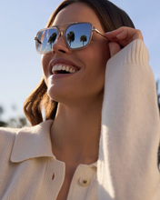 Load image into Gallery viewer, Jordan Clear Crystal Sunglasses