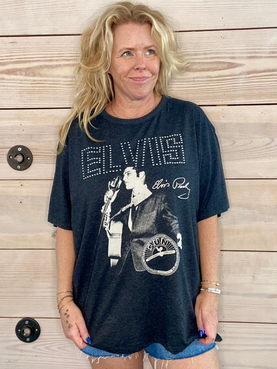 Sun Records Elvis Oversized Tee